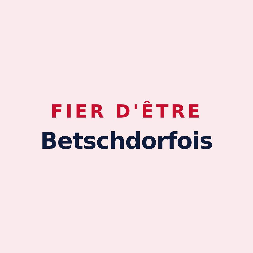 Magnet « Fier d'être Betschdorfois » — design pour Betschdorf