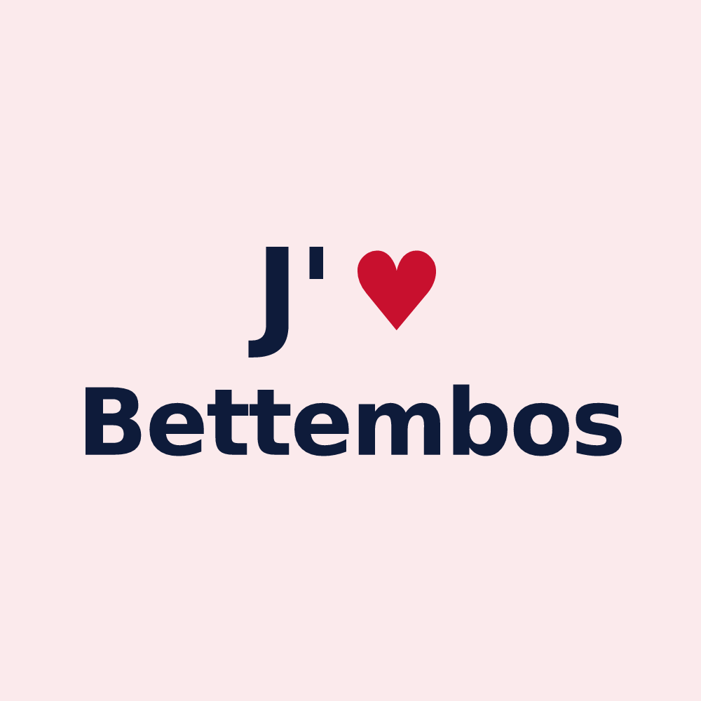 Magnet personnalisé Bettembos — design J'aime Bettembos