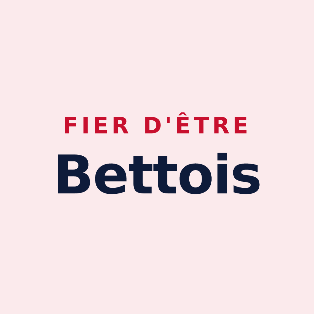 Magnet « Fier d'être Bettois » — design pour Bettes