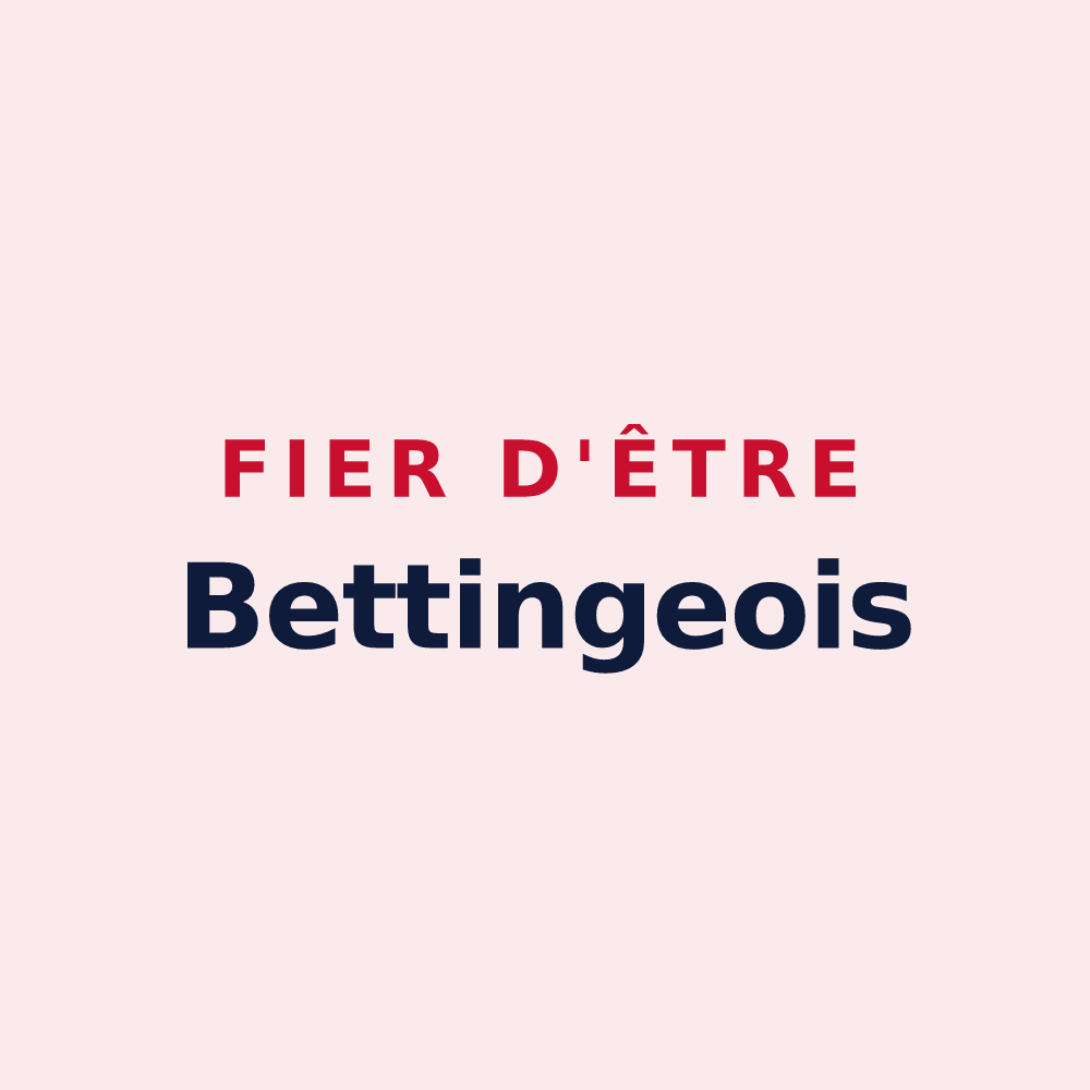 Magnet « Fier d'être Bettingeois » — design pour Betting