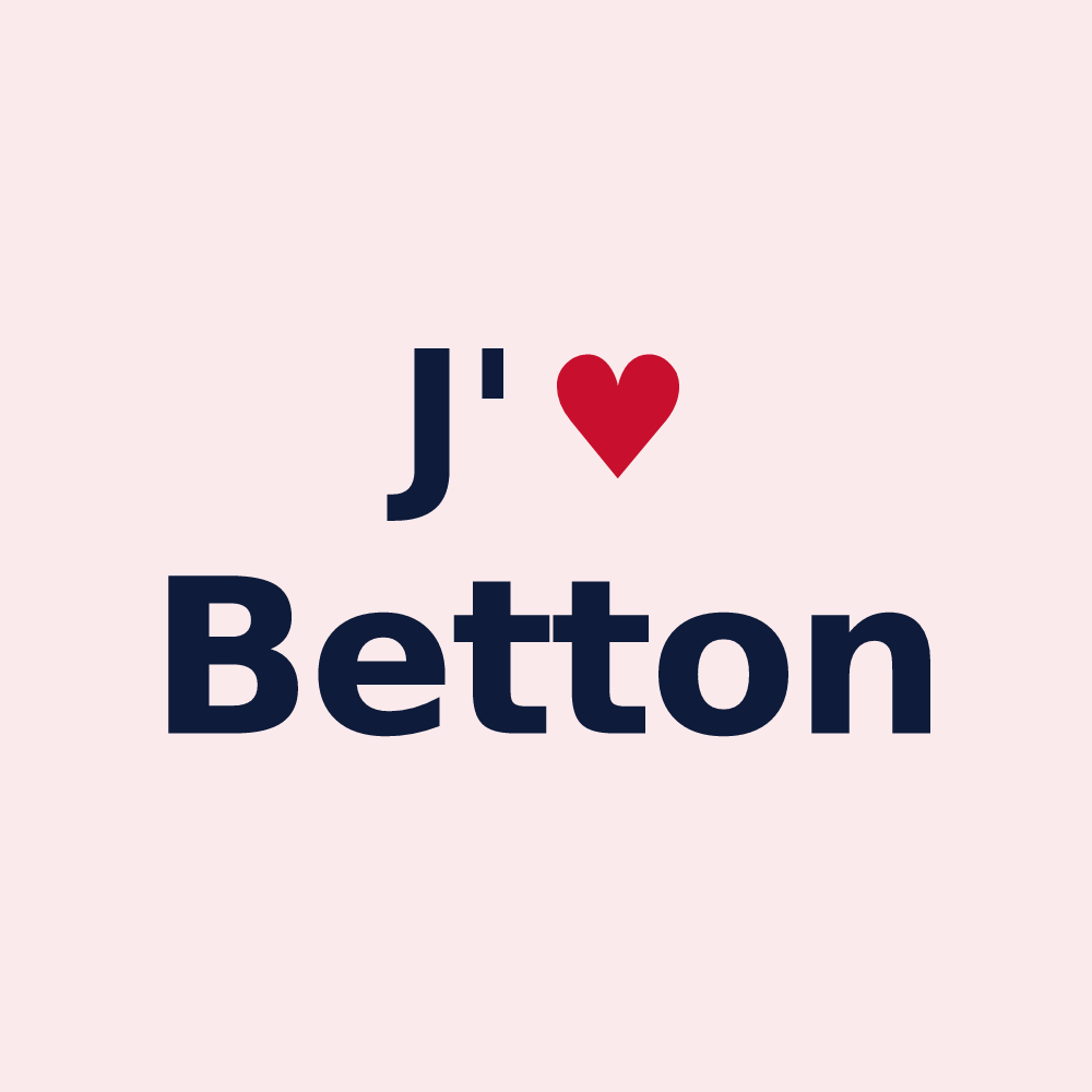 Magnet personnalisé Betton — design J'aime Betton