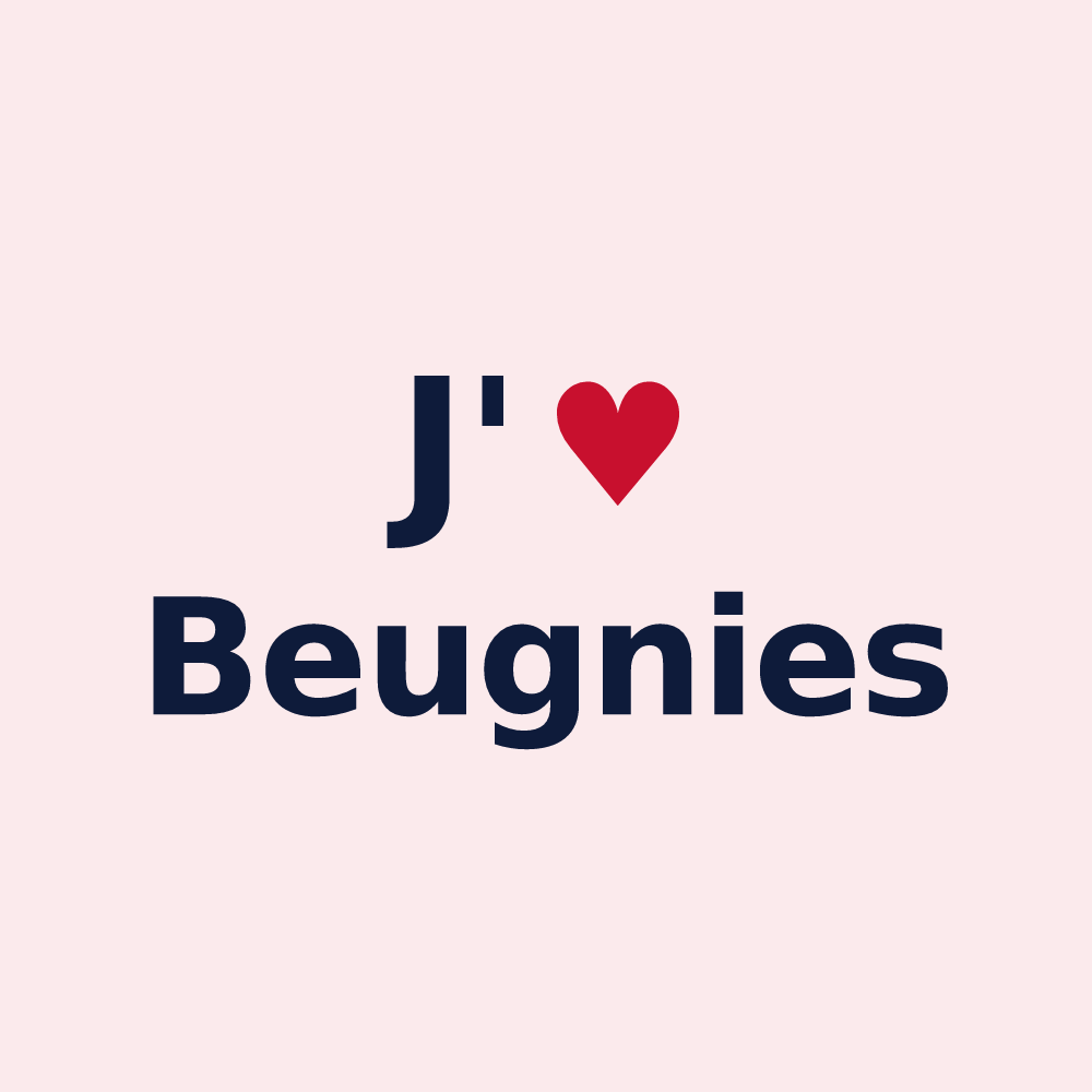 Magnet personnalisé Beugnies — design J'aime Beugnies