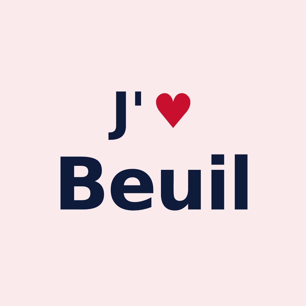 Magnet personnalisé Beuil — design J'aime Beuil