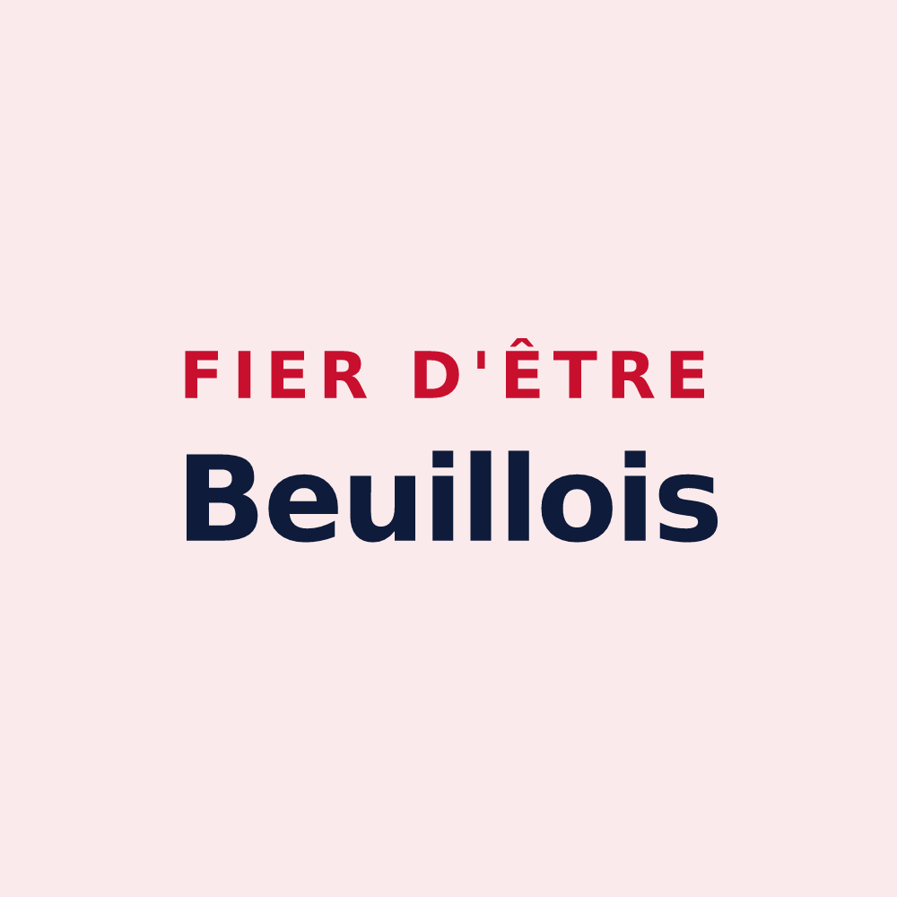 Magnet « Fier d'être Beuillois » — design pour Beuil