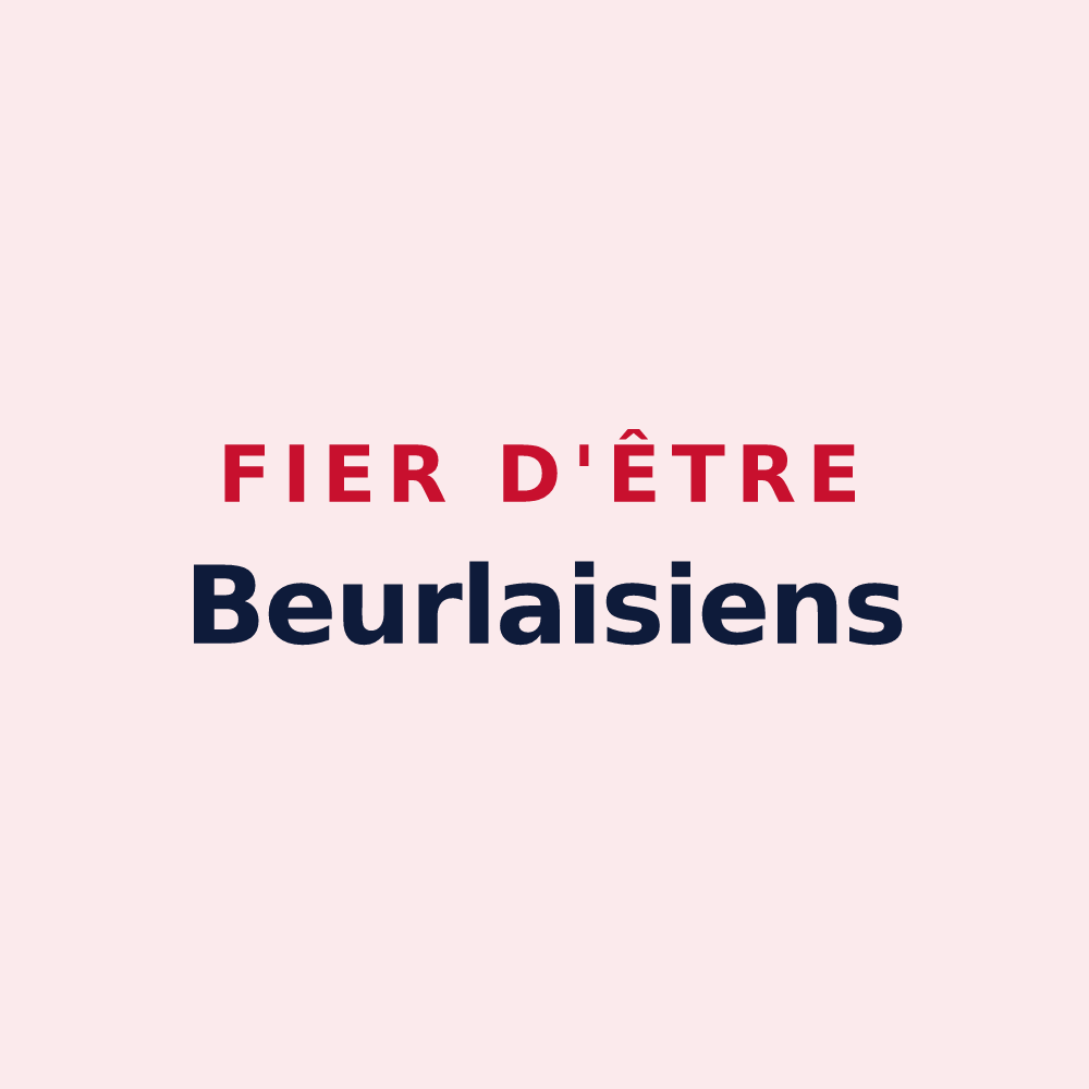 Magnet « Fier d'être Beurlaisiens » — design pour Beurlay