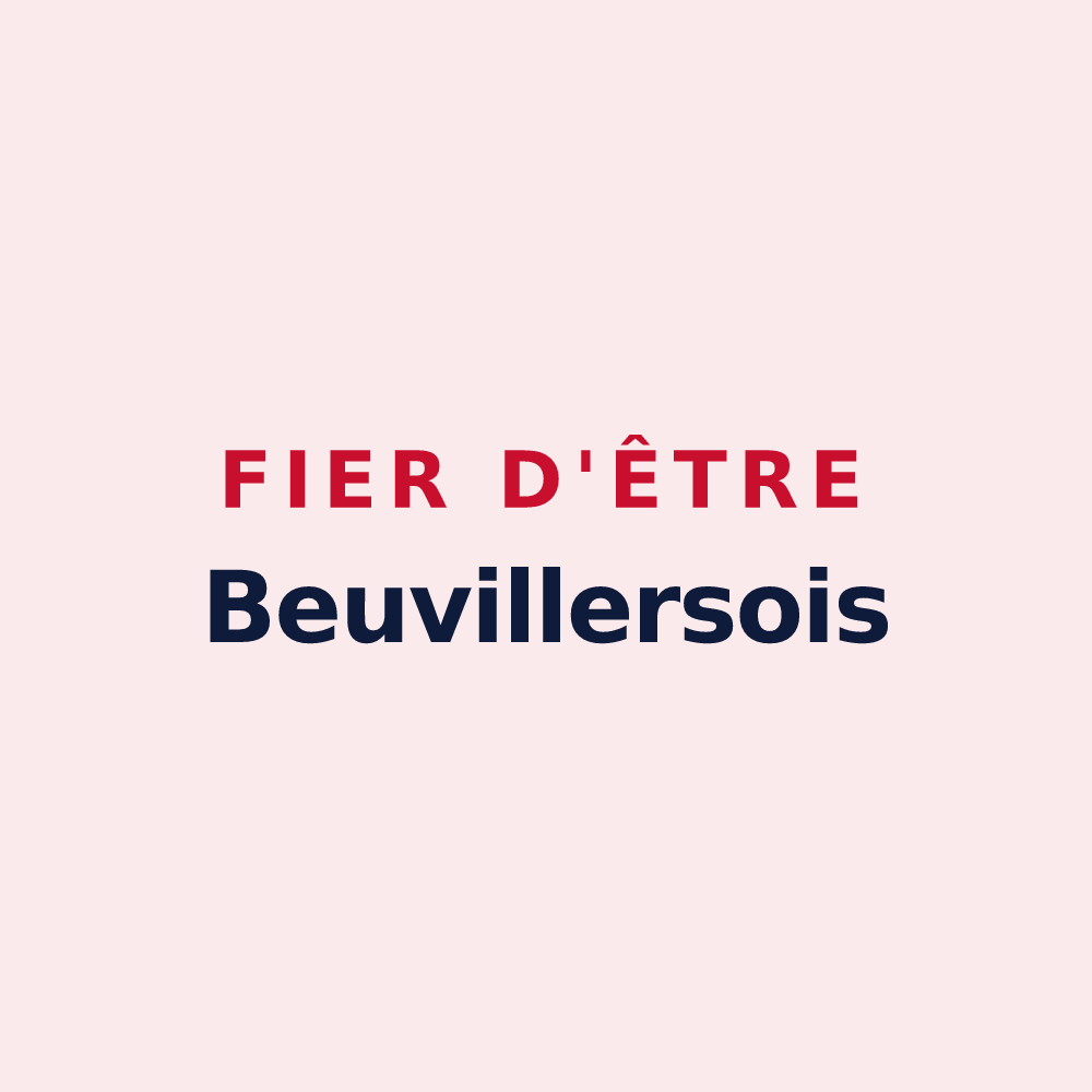 Magnet « Fier d'être Beuvillersois » — design pour Beuvillers