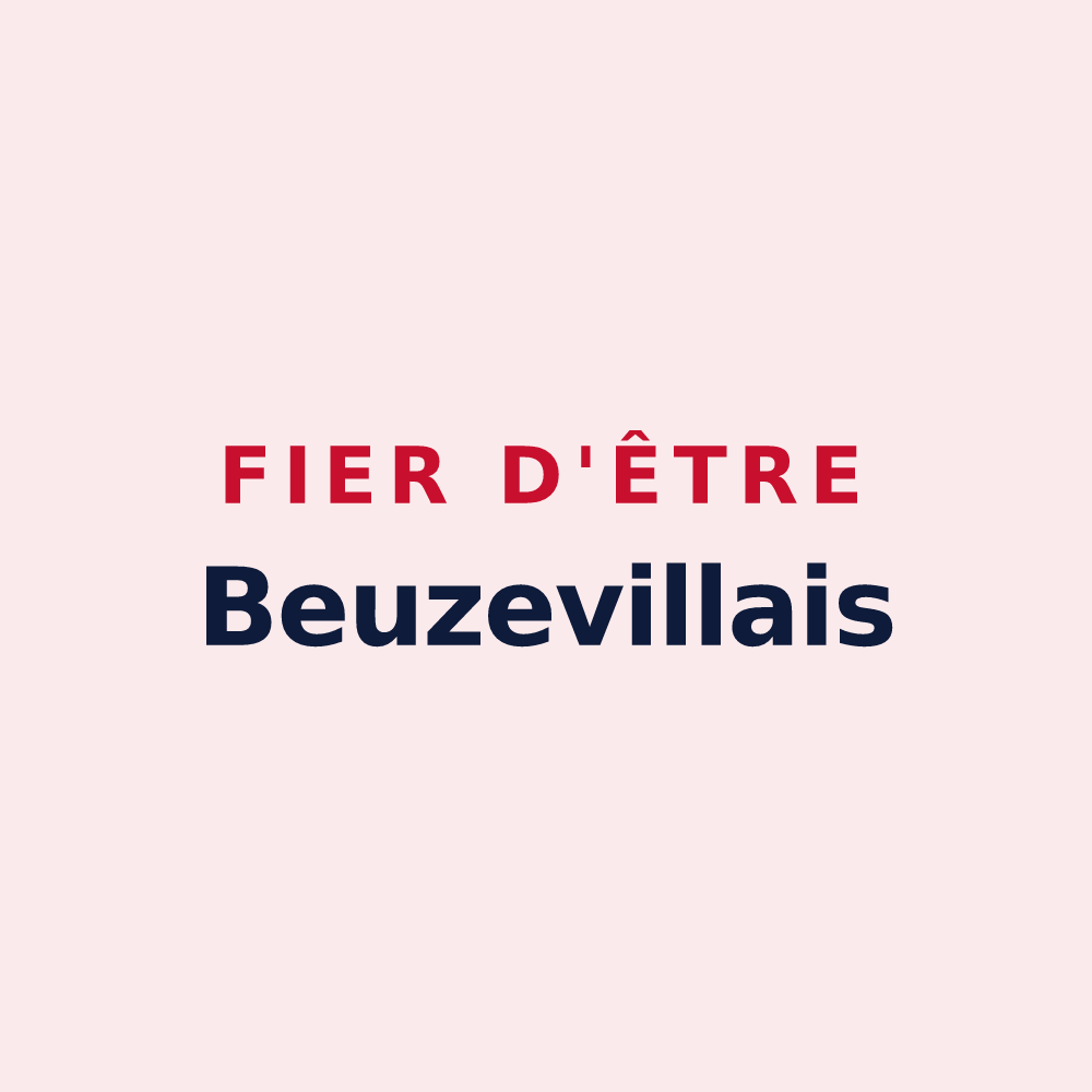 Magnet « Fier d'être Beuzevillais » — design pour Beuzeville-la-Guérard