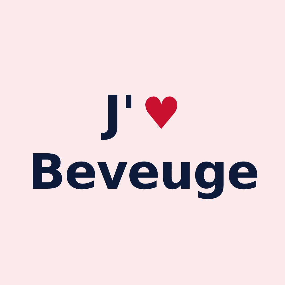 Magnet personnalisé Beveuge — design J'aime Beveuge