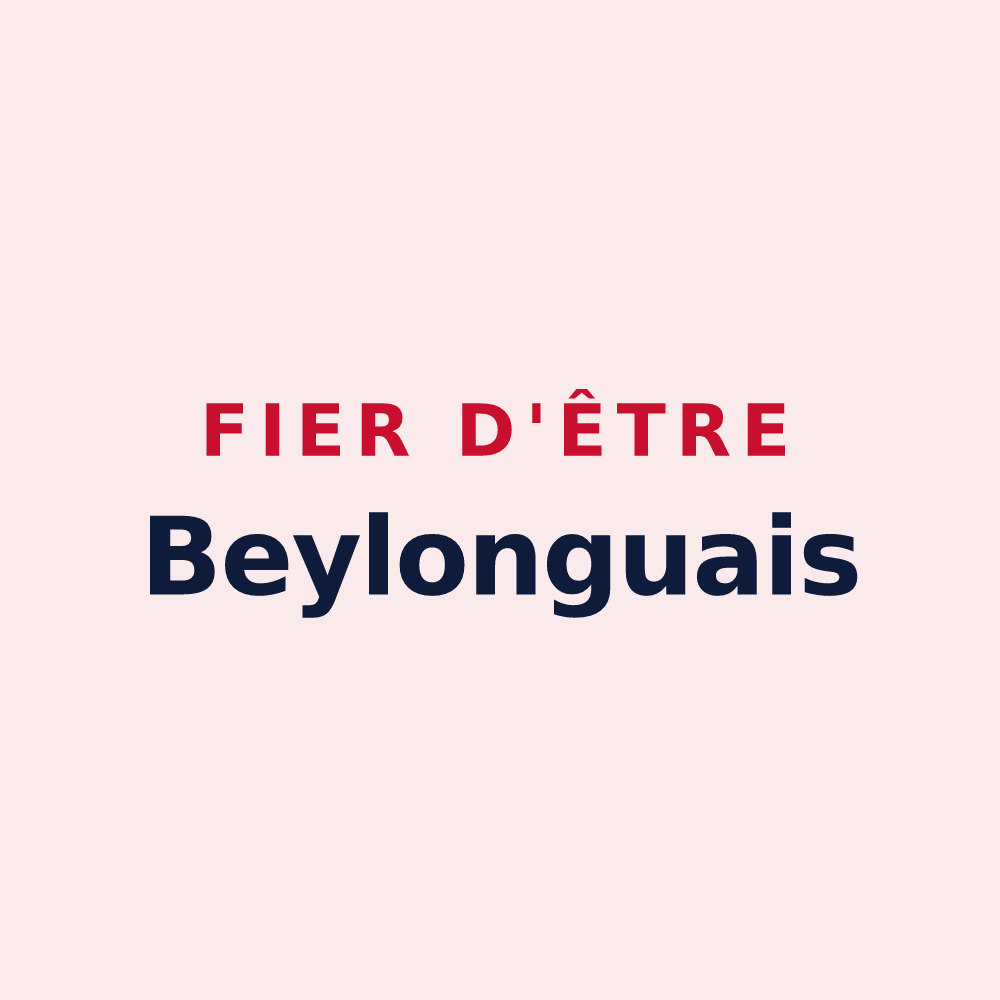 Magnet « Fier d'être Beylonguais » — design pour Beylongue