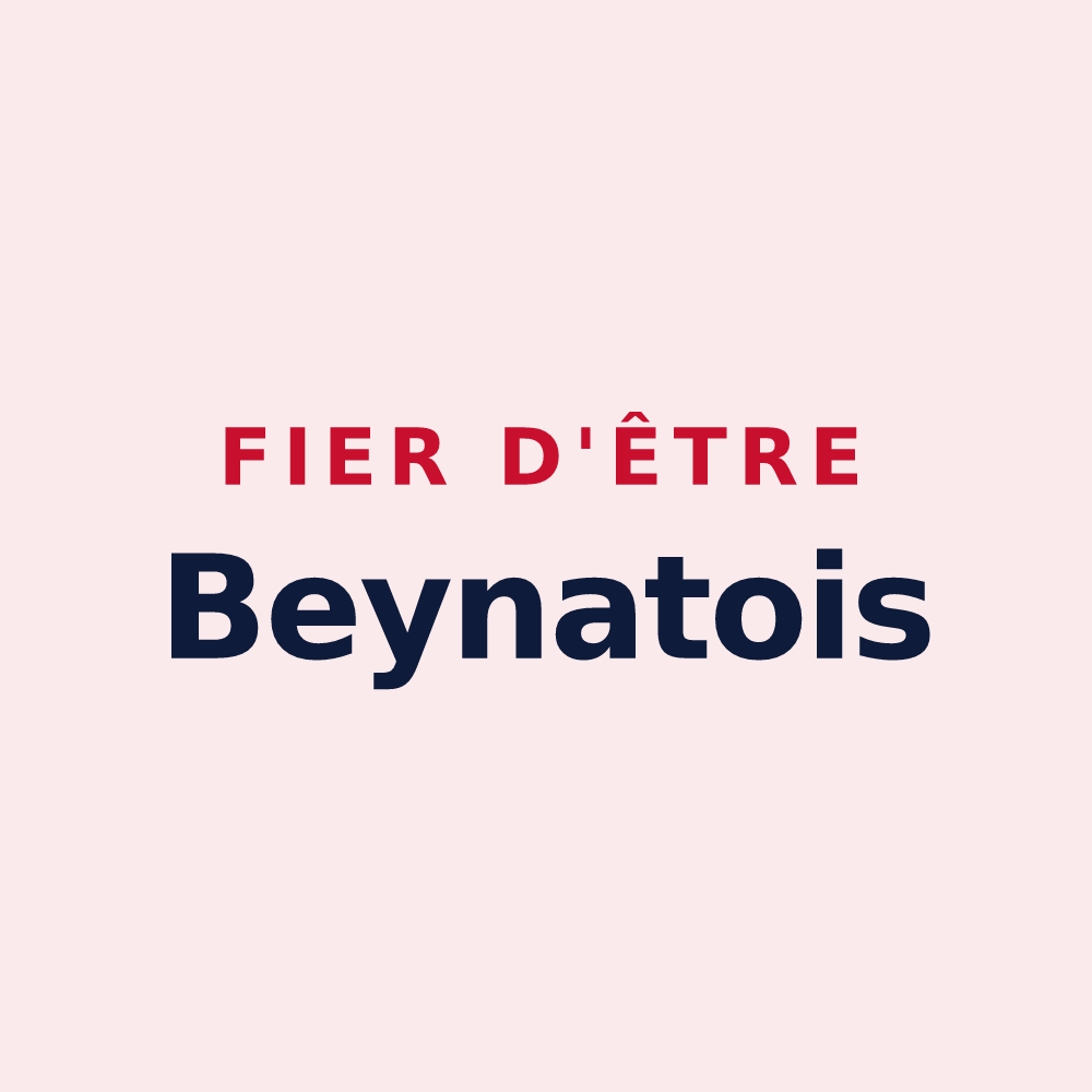 Magnet « Fier d'être Beynatois » — design pour Beynat