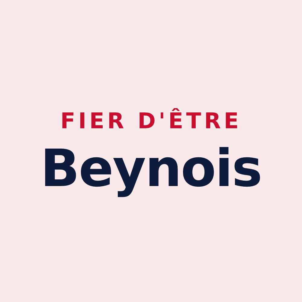 Magnet « Fier d'être Beynois » — design pour Beynes