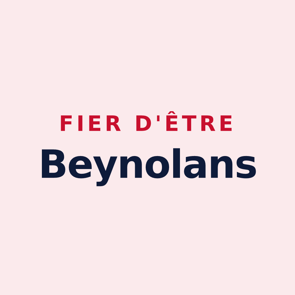 Magnet « Fier d'être Beynolans » — design pour Beynost