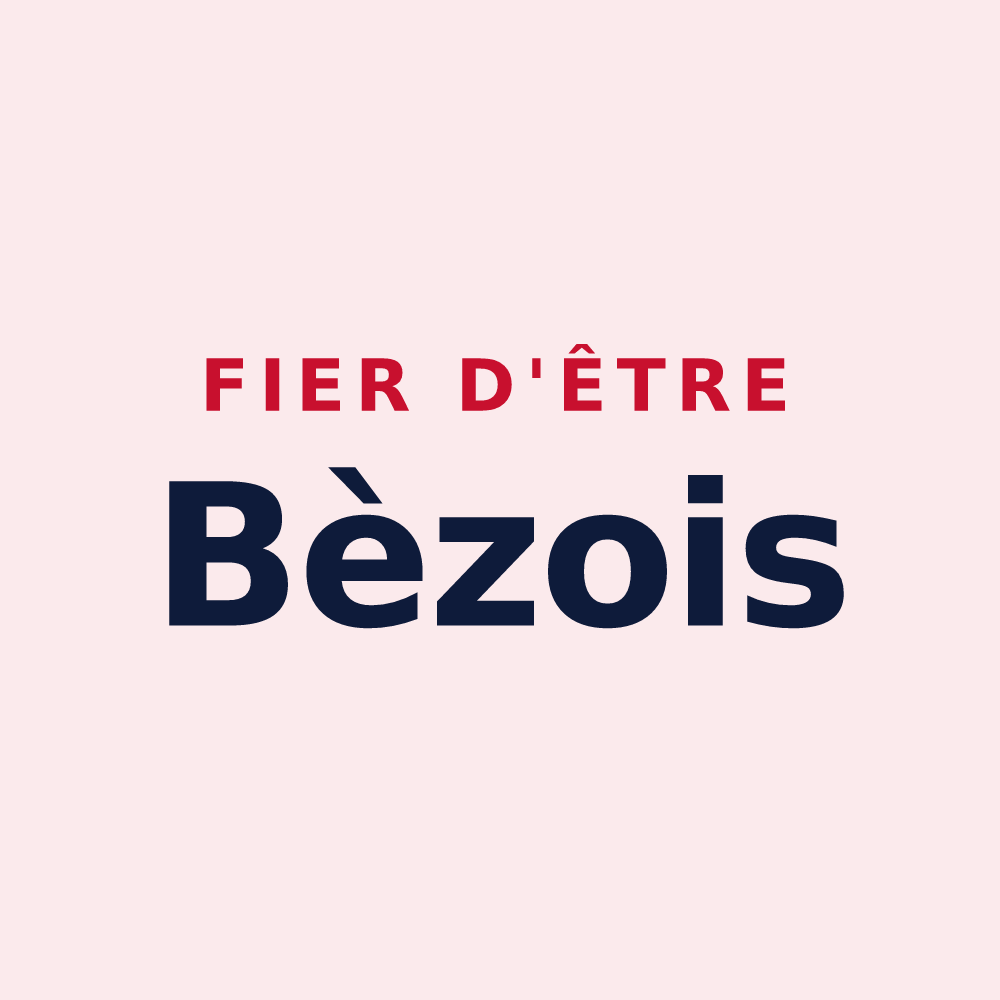 Magnet « Fier d'être Bèzois » — design pour Bèze