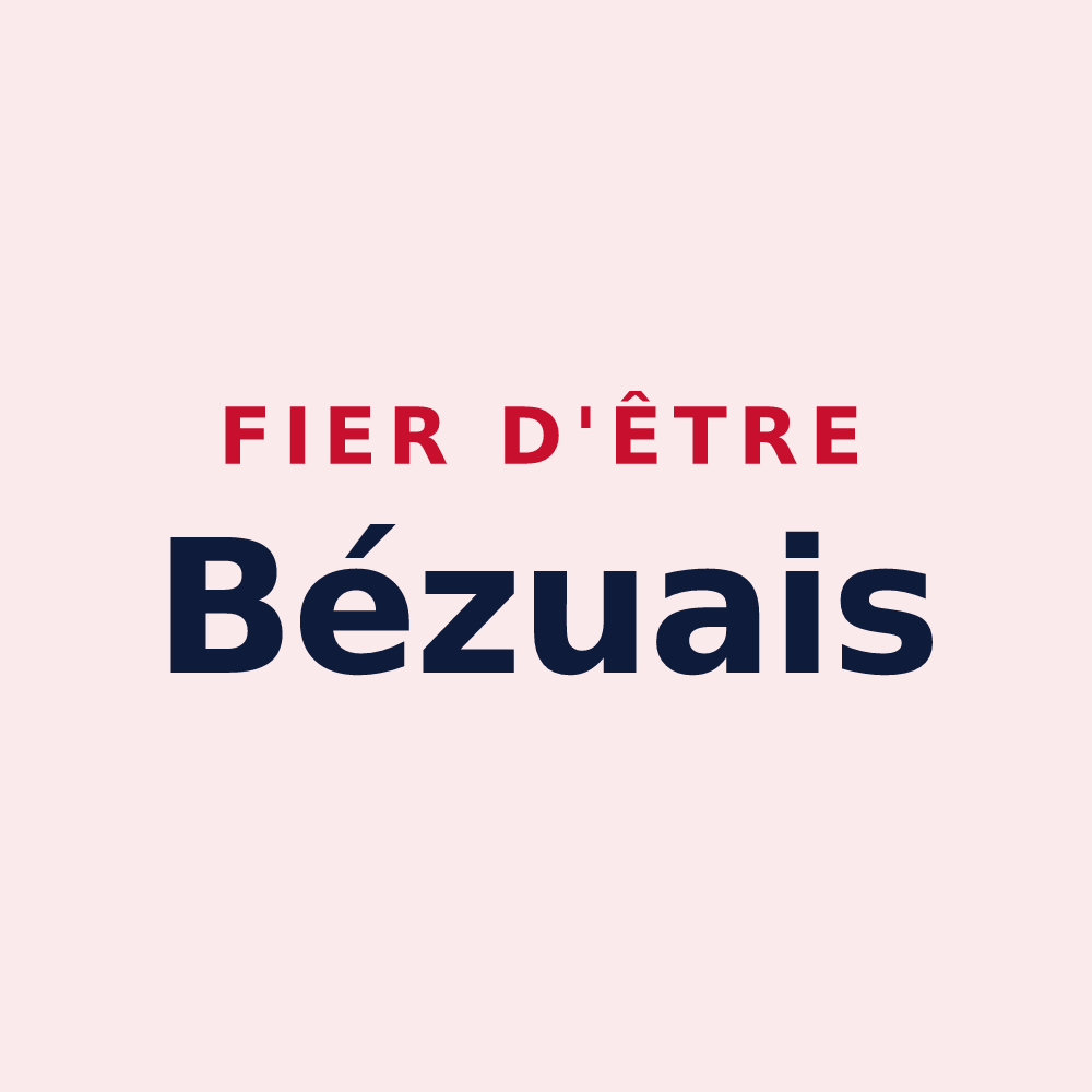 Magnet « Fier d'être Bézuais » — design pour Bézues-Bajon
