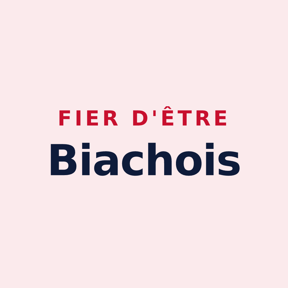 Magnet « Fier d'être Biachois » — design pour Biaches