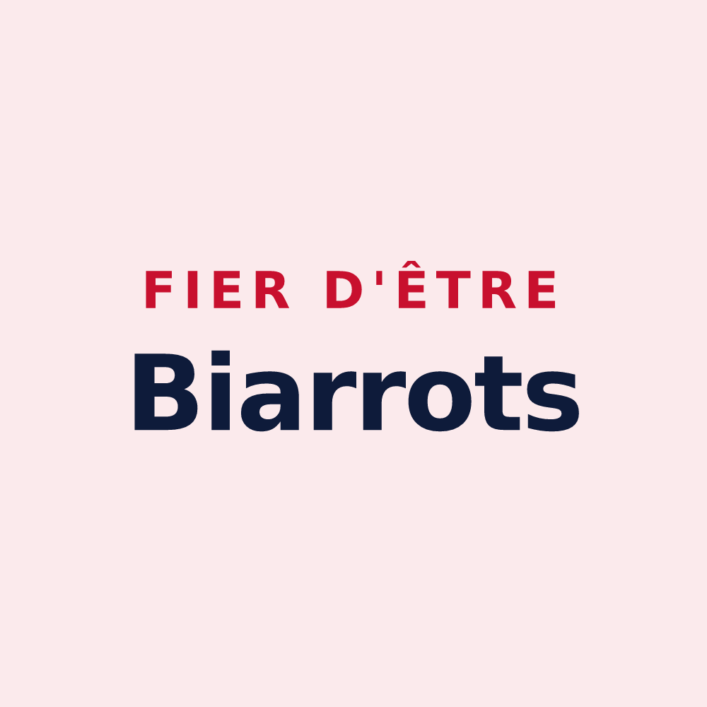 Magnet « Fier d'être Biarrots » — design pour Biarritz