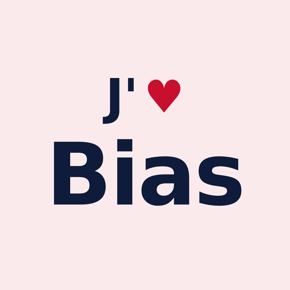 Magnet personnalisé Bias — design J'aime Bias