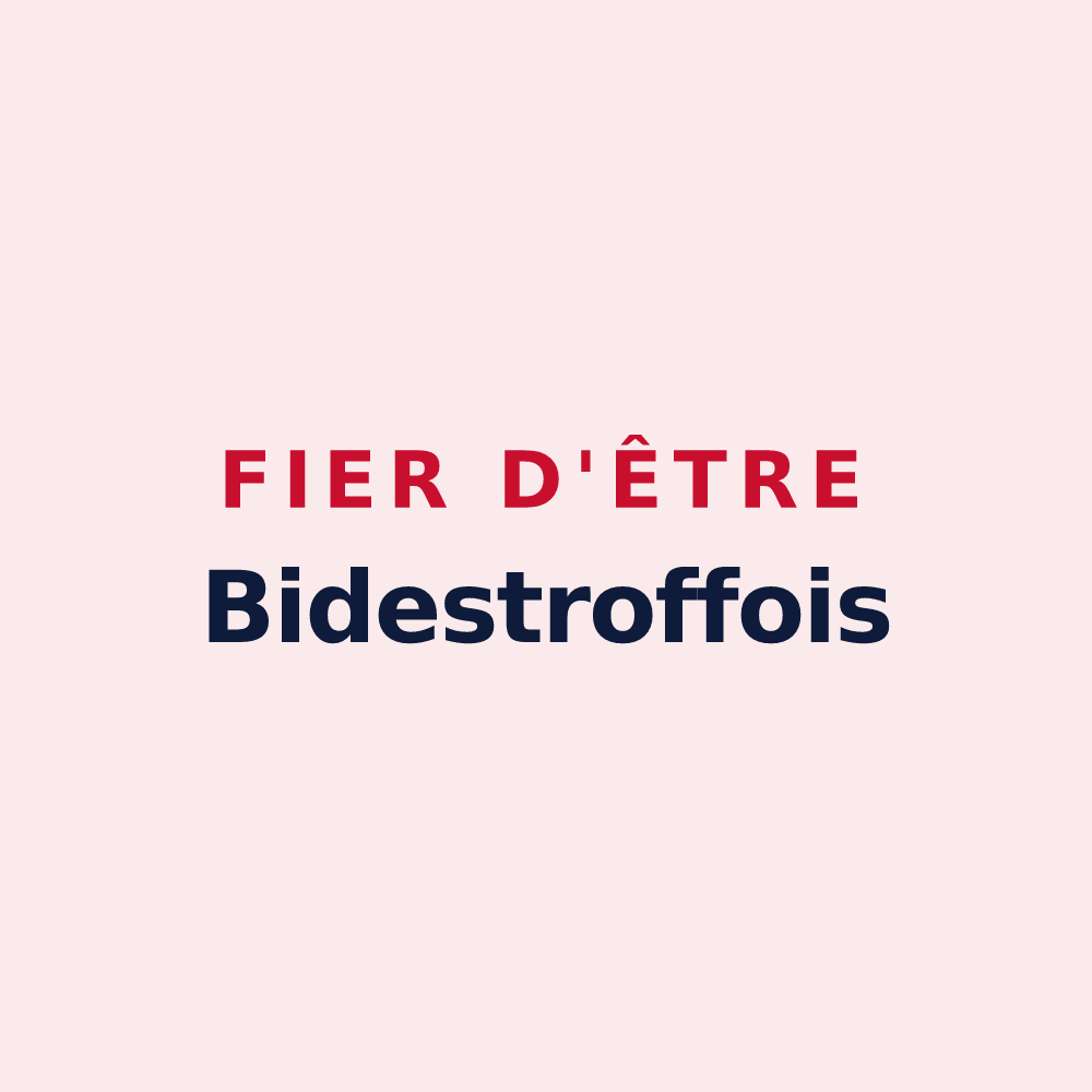 Magnet « Fier d'être Bidestroffois » — design pour Bidestroff