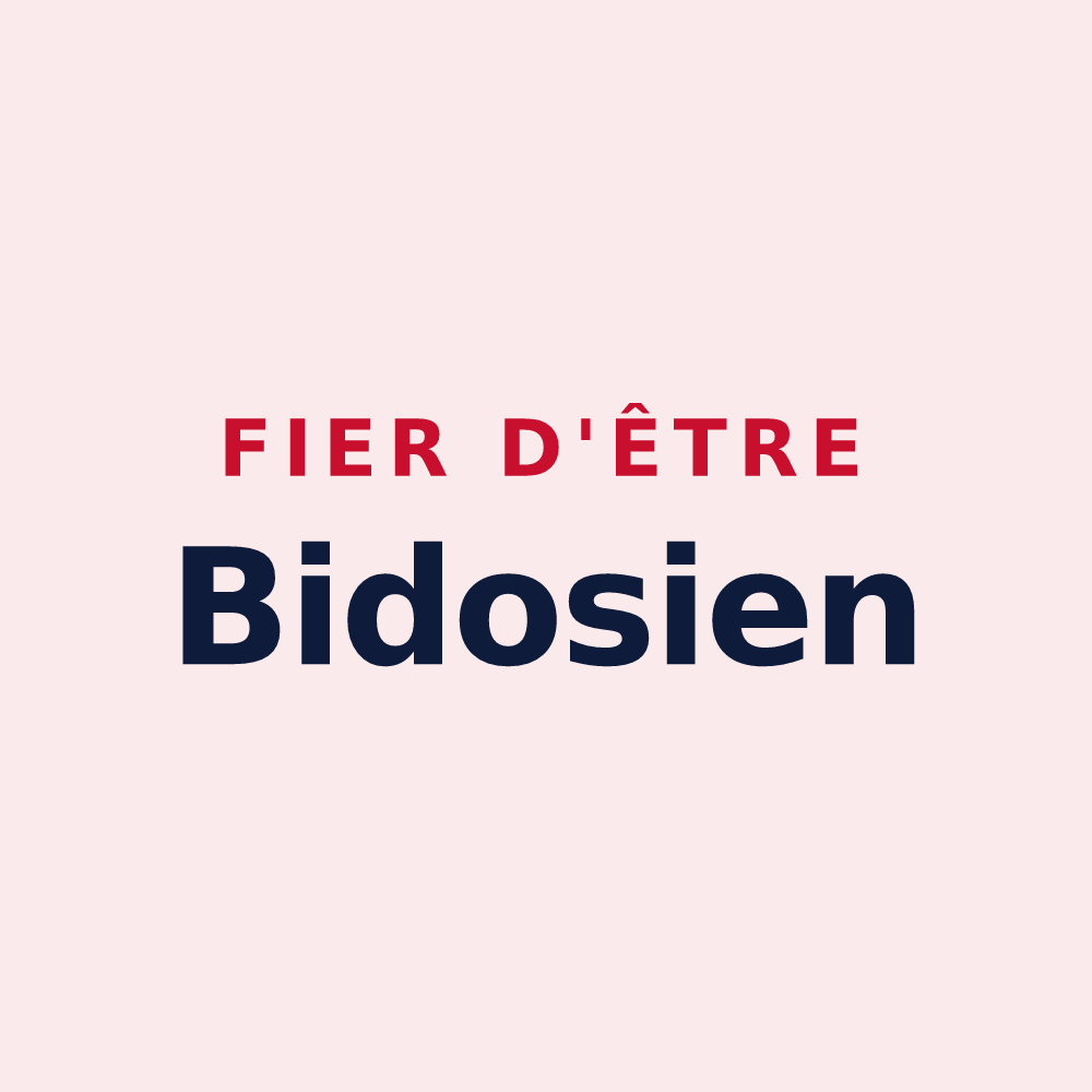 Magnet « Fier d'être Bidosien » — design pour Bidos
