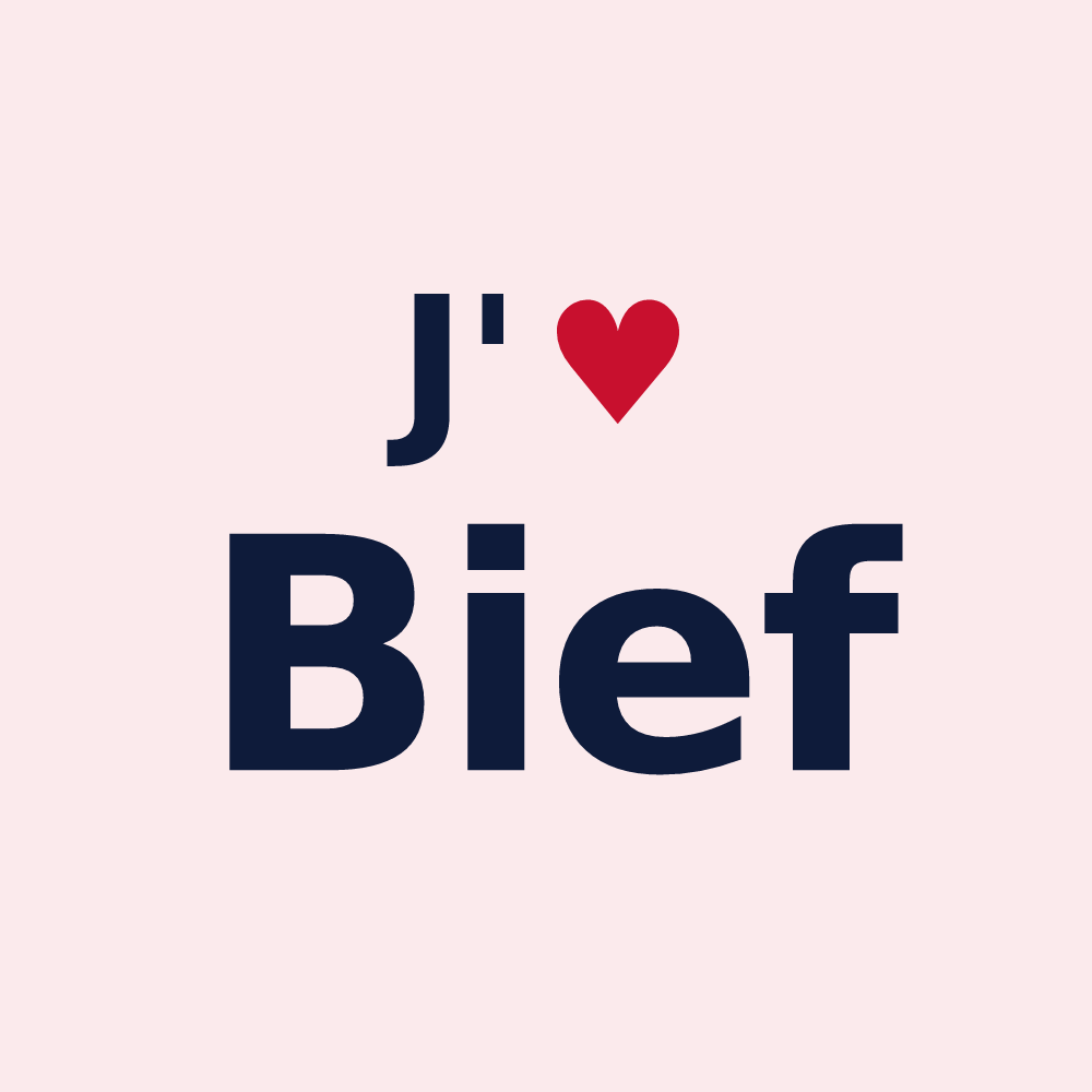 Magnet personnalisé Bief — design J'aime Bief
