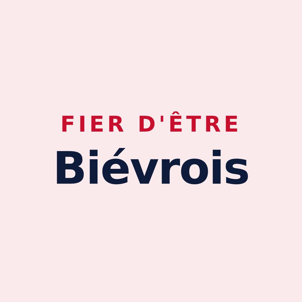 Magnet « Fier d'être Biévrois » — design pour Bièvres