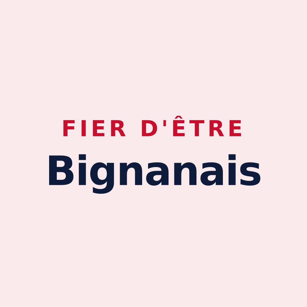 Magnet « Fier d'être Bignanais » — design pour Bignan
