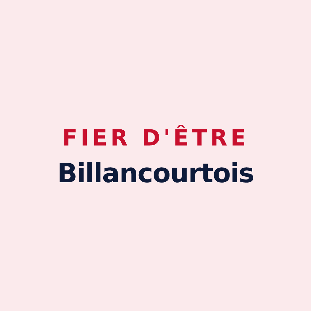 Magnet « Fier d'être Billancourtois » — design pour Billancourt