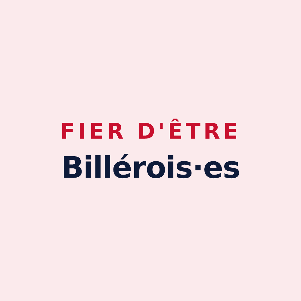 Magnet « Fier d'être Billérois·es » — design pour Billère