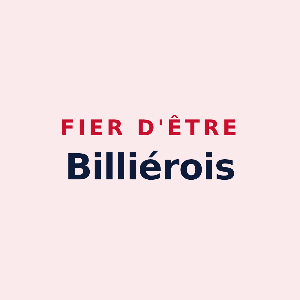Magnet « Fier d'être Billiérois » — design pour Billière