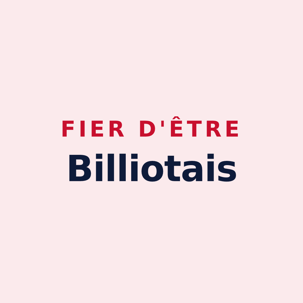 Magnet « Fier d'être Billiotais » — design pour Billio