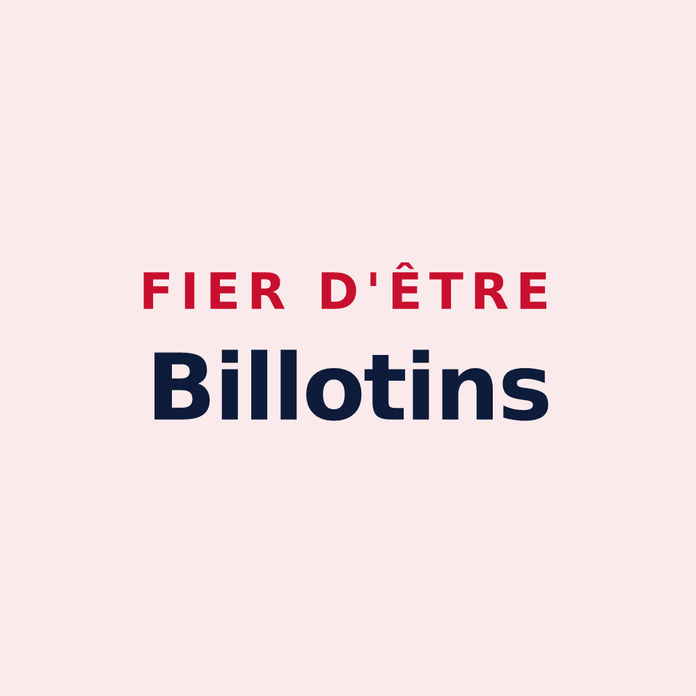 Magnet « Fier d'être Billotins » — design pour Billy-le-Grand
