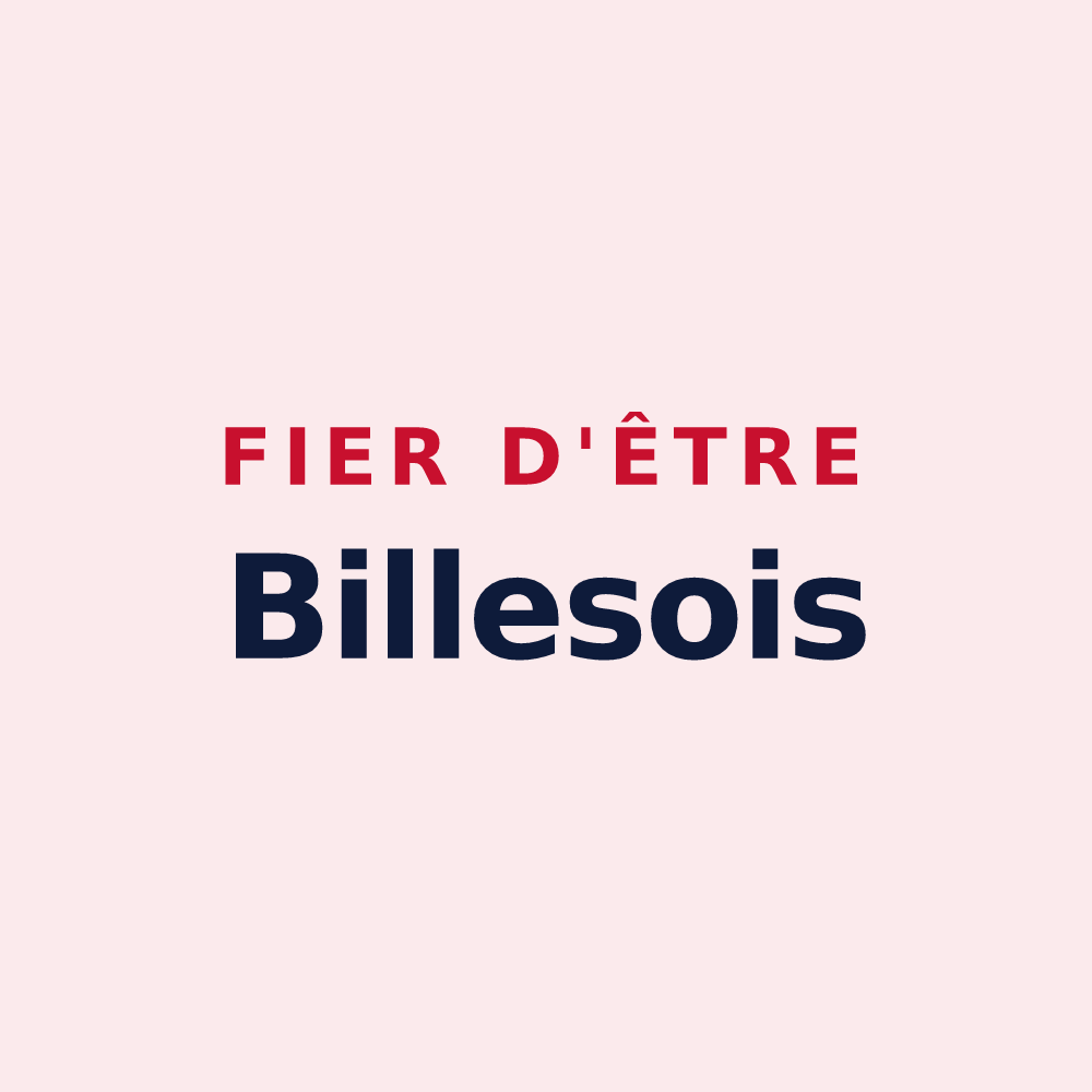 Magnet « Fier d'être Billesois » — design pour Billy-sous-Mangiennes