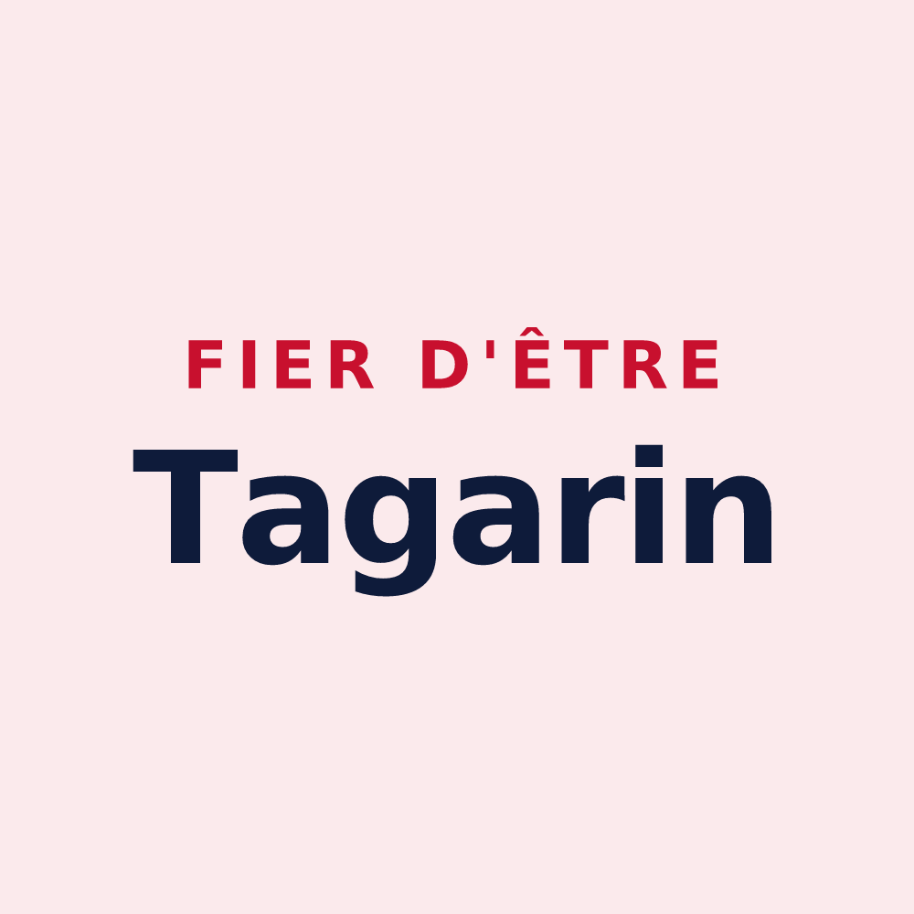 Magnet « Fier d'être Tagarin » — design pour Binic-Étables-sur-Mer