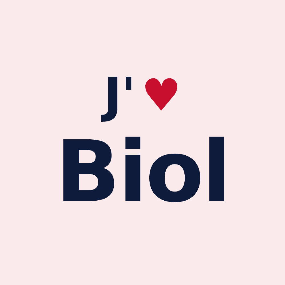 Magnet personnalisé Biol — design J'aime Biol