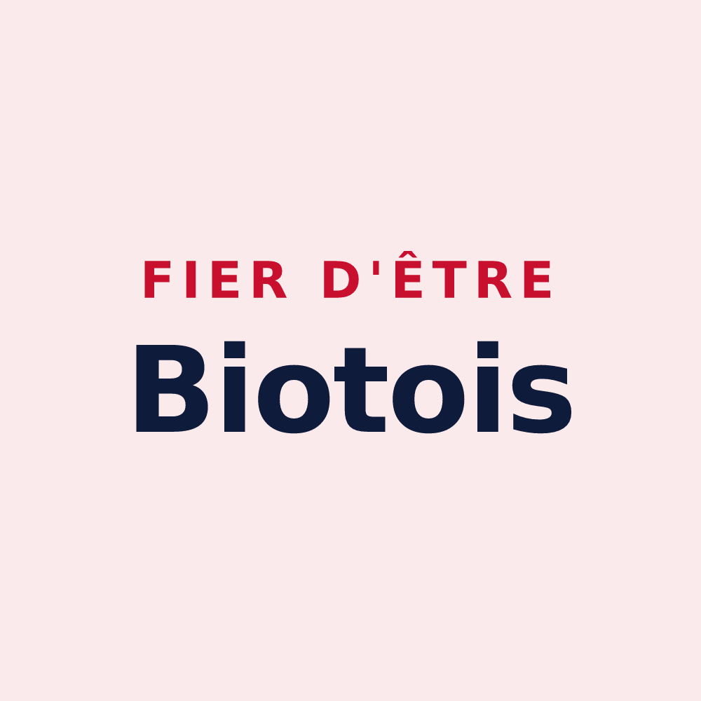 Magnet « Fier d'être Biotois » — design pour Biot