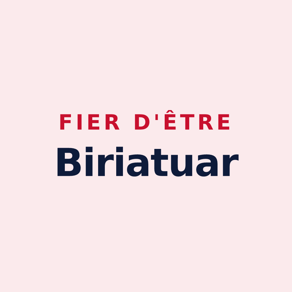 Magnet « Fier d'être Biriatuar » — design pour Biriatou
