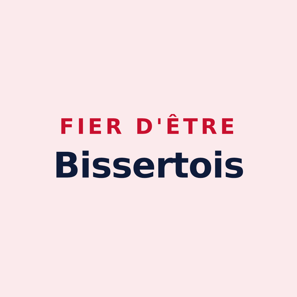 Magnet « Fier d'être Bissertois » — design pour Bissert