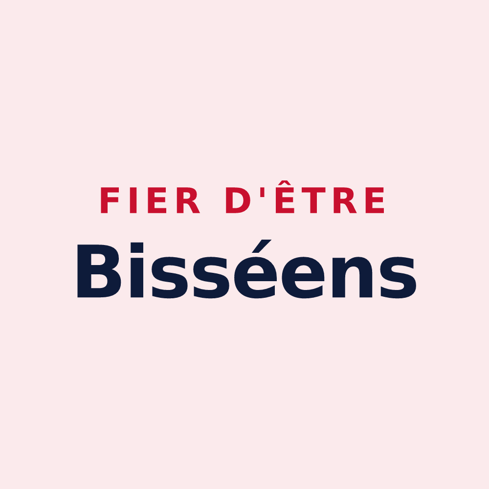 Magnet « Fier d'être Bisséens » — design pour Bissey-sous-Cruchaud