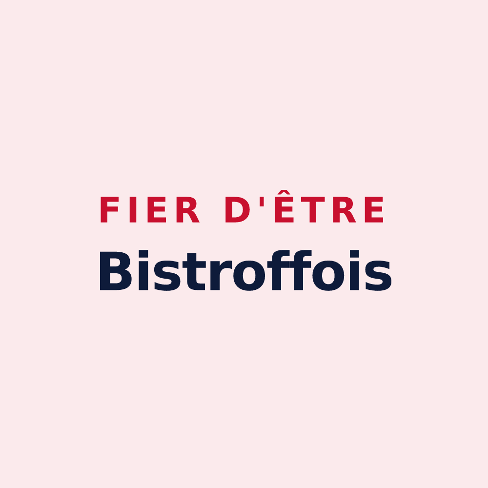 Magnet « Fier d'être Bistroffois » — design pour Bistroff
