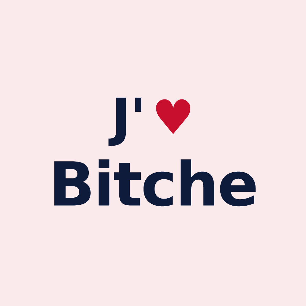 Magnet personnalisé Bitche — design J'aime Bitche