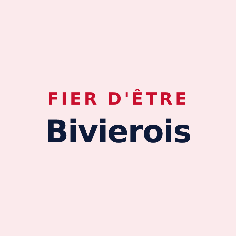Magnet « Fier d'être Bivierois » — design pour Biviers