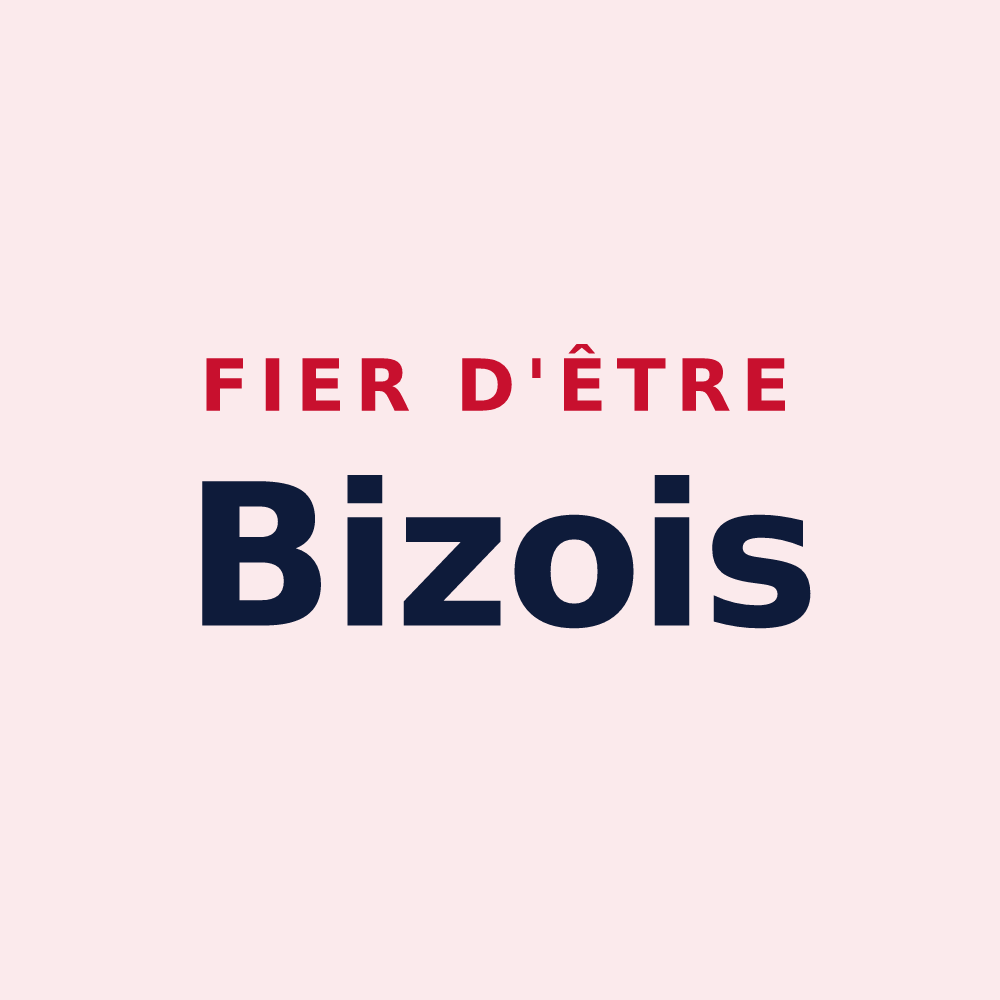 Magnet « Fier d'être Bizois » — design pour Bize