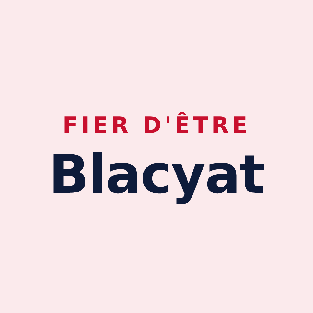 Magnet « Fier d'être Blacyat » — design pour Blacy