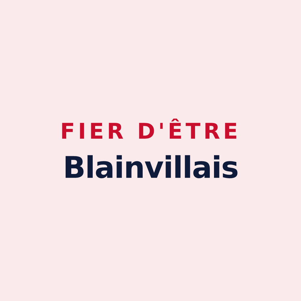 Magnet « Fier d'être Blainvillais » — design pour Blainville-sur-Orne