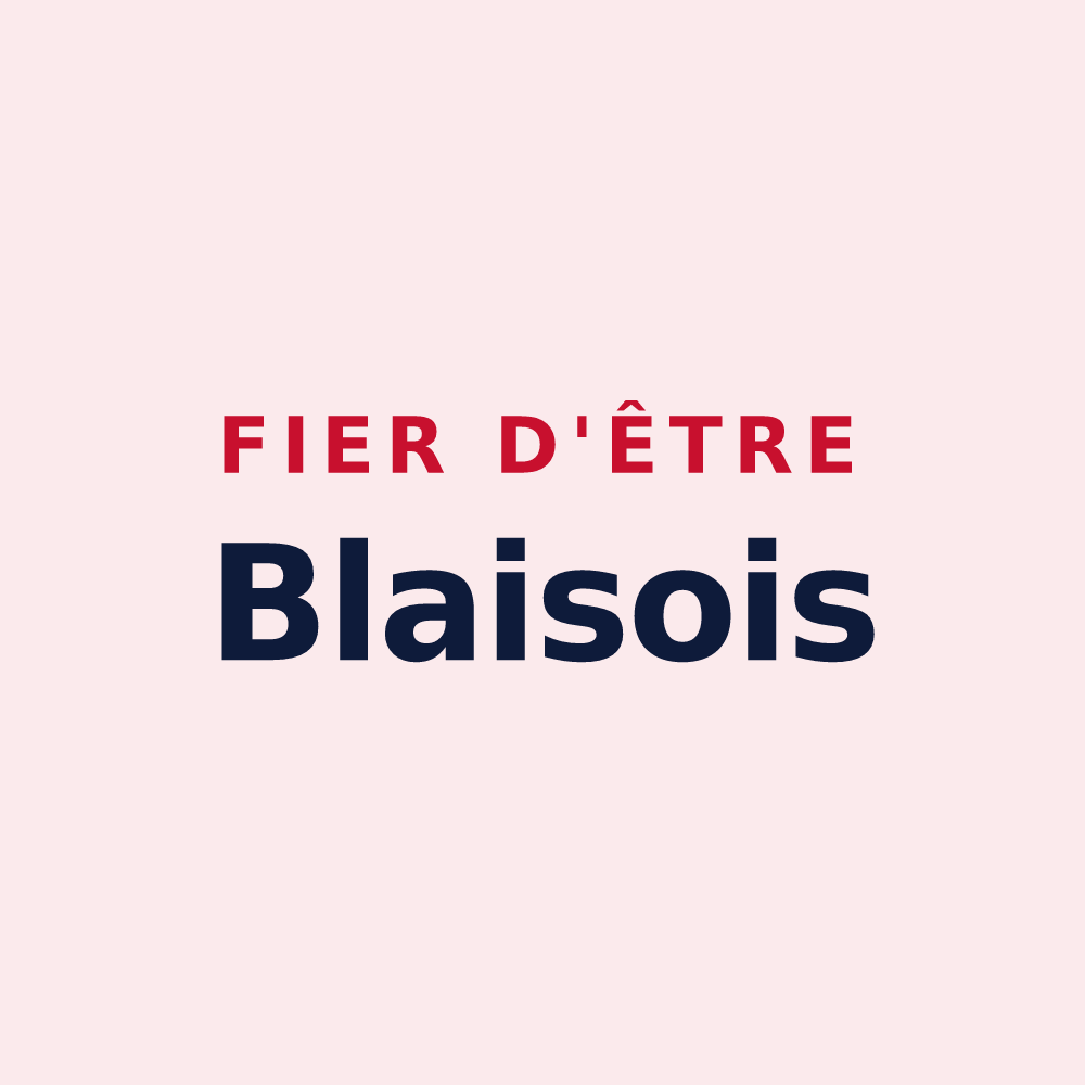 Magnet « Fier d'être Blaisois » — design pour Blaisy