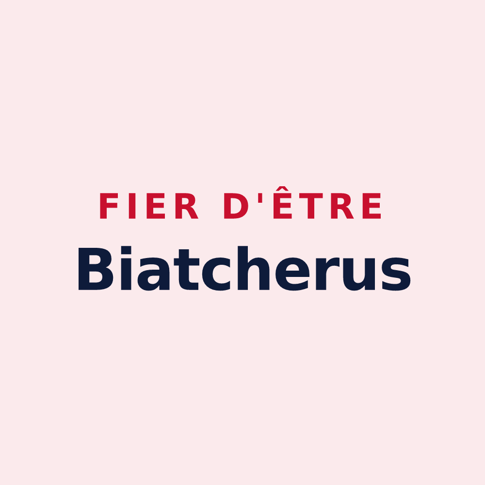 Magnet « Fier d'être Biatcherus » — design pour Blancherupt