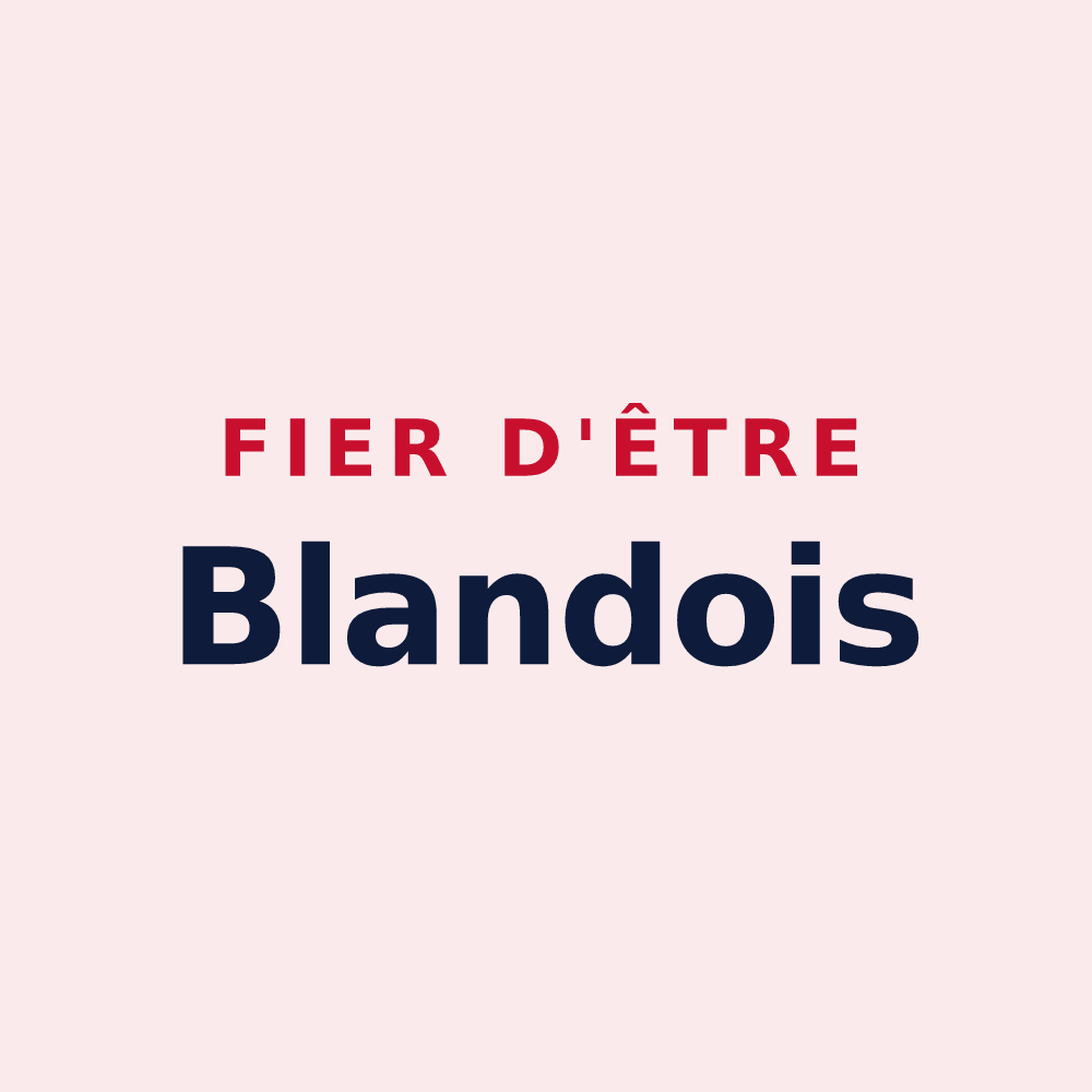 Magnet « Fier d'être Blandois » — design pour Blandy