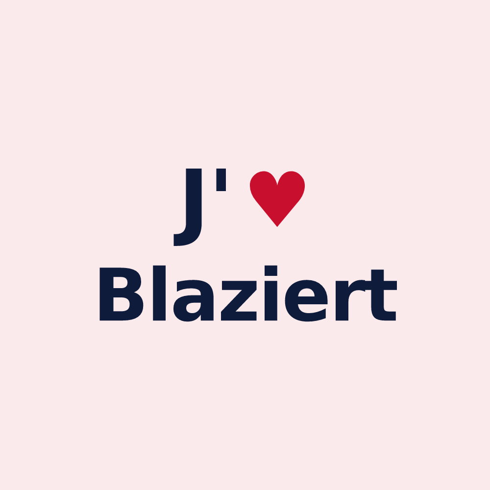 Magnet personnalisé Blaziert — design J'aime Blaziert