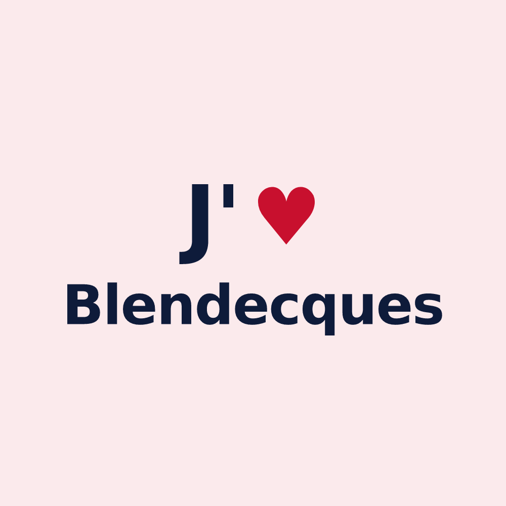 Magnet personnalisé Blendecques — design J'aime Blendecques