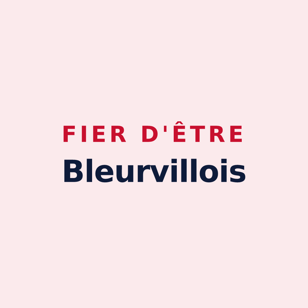 Magnet « Fier d'être Bleurvillois » — design pour Bleurville